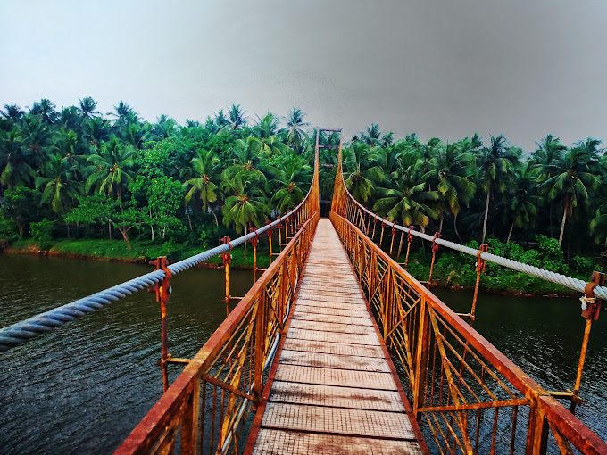 Cheroor Hanging Bridge, is a suspension bridge that spans the Payaswini River